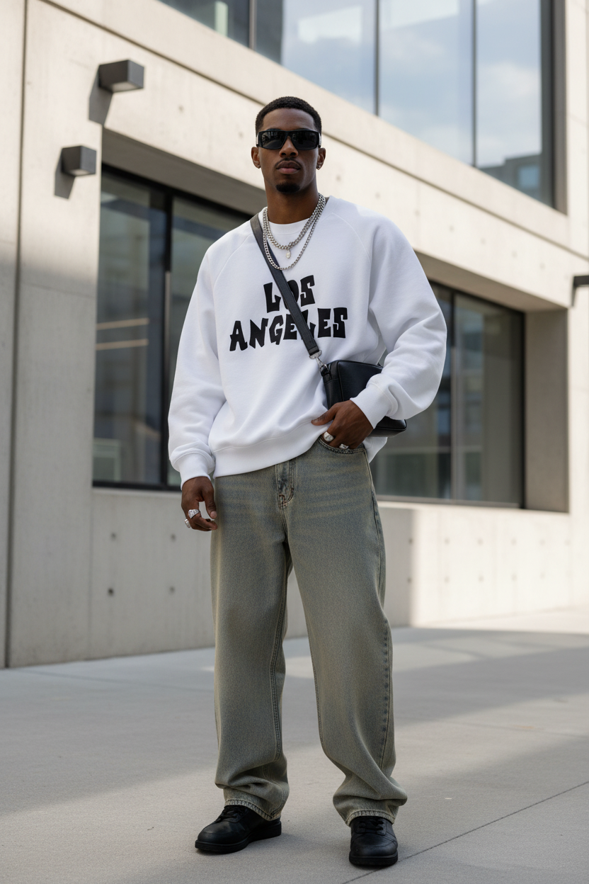 Essential Heavyweight Dolman Sleeve Boxy Sweatshirt