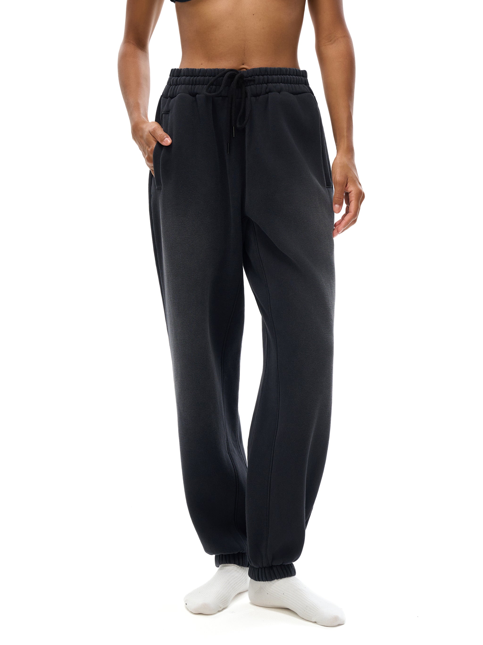 Vintage Washed Fleece Jogger Sweatpants